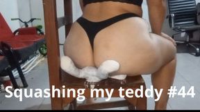 Squashing my teddy #44