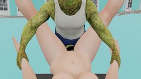 Zombie Monster Hardcore Fucking with Big Dick