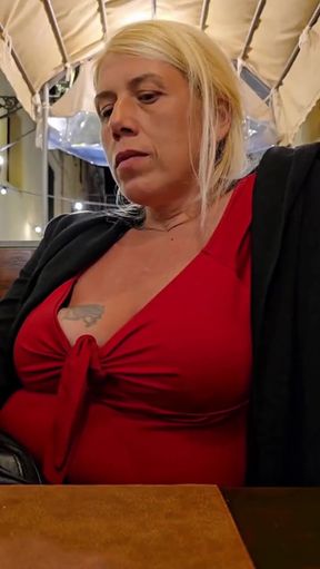 Domme blonde milf curvy fetish smoking