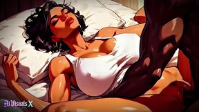 (4k) Ai 3D Animated - Hot Big Ass Latina & BBC Interracial Fucking (ai Visuals X)