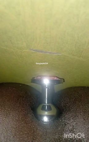 Training My Asshole to Take a Bigger Dick Using My New Butt Plug