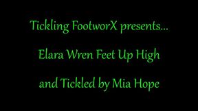 Elara Wren Feet Up High and Tickled by Mia Hope