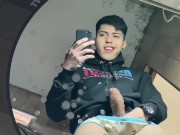 Lechazo de pendejo argentino - TWINK CUMSHOT HANDS FREE