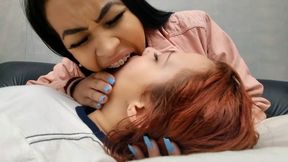 Kissing Extreme - Long Tongue Deepthroat Part 3