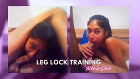 Lucy Dar's Sloppy Face Fuck Leg Lock