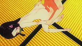 Petite 3d Nezuko Kamado Pounded Against A Wall