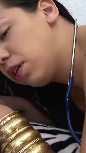 Emotional moment from &quot;Shy Half Desi Latina Bitch seduce to First Interracial Sex with Black Boy at Nurse Hospital Roleplay&quot;