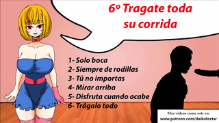 Spanish CEI Tutorial for sissys. Como hacer una buena mamada.