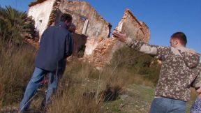 Spanish sluts in sexy outdoor orgy