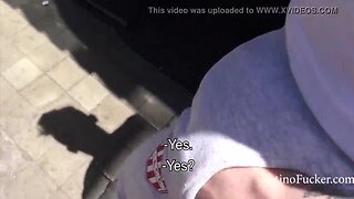 Super pretty hot teenager sucks stranger