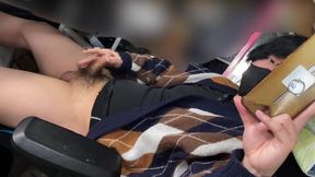 Art teacher spotted Japanese twink jerking off in class huge cumshots