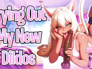Trying Out My Recent Dildos (Prepare For A Lot Of Hawt Gluck-Gluck) {Slutty ASMR}