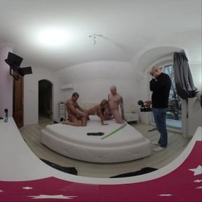 Clara Trinity - VR Part One - Surprise Threesome for Star Wars Loving Stepdad