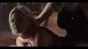 Beautiful mistress  Christina Shine and her horny slave Zazie Skymm lesbian experience