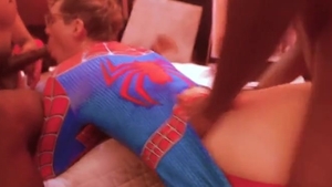This Lil Spider Can indeed Take Some wet weenies -- group sex [PART 2]