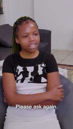 I had this 18YO EBONY AMATEUR on my couch acting shy... she never knew better than to pass my BWC up   Clip 1