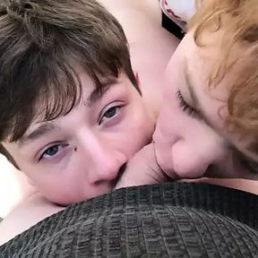 Twinks Alex Faux and Avery Monroe fucked by hung Sean Taylor