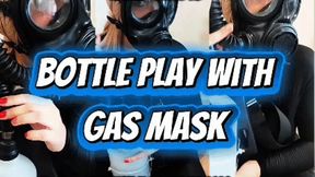 S10 Gas Mask Bubble Bottle Tease: 13-Min HD Breath Play Catsuit Fantasy