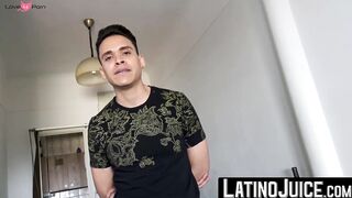 Pulling the hair of kinky Maximiliano while I intensely bareback his raw ass