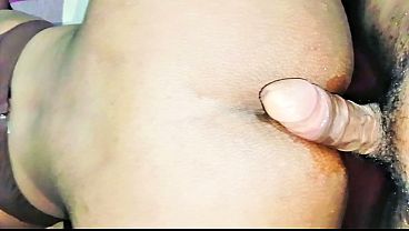 Indian Housewife Attempts First Time Anal in Doggy Style