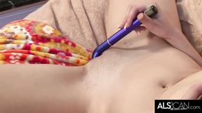 ”Tiny Tits Teen Masturbates In Her Comfy Bean Bag Chair”