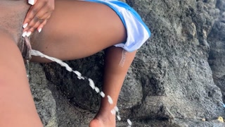 Pissing after cum..cim after cum