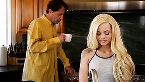 Irresistible blonde babe Elsa Jean gets her yoni banged well