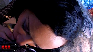 Penelope Tiger French arab brunette hardcore anal fucking