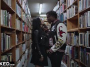 BLACKED This BBC queen finds black nerd with huge cock !