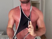 Tearing off my old singlets