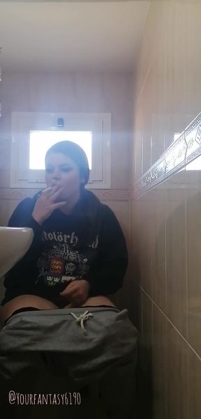 Watcher on Toilet