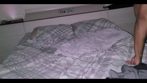 Stepmother Lies Down Next to Her Naughty Stepson, Can't Oppose, and Ends up Being Fucked by Him.