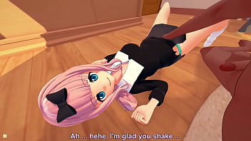 Love is War: Sex with Chika Fujiwara POV (3D hentai)