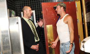 Random anal at the toilet for Steven Daigle and Cole Streets