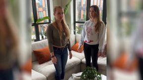 Audrey and Lily's Fembot Training