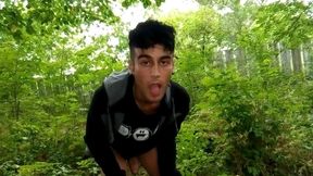 Twink Has Pulsating Cumshot, Play with Cum in Mouth and Swallows Own Cum