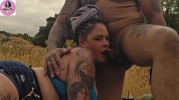 A walk in the fields and fuck