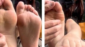 Exceptionally Beautiful Japanese Size 8. 5 Super Sensitive Sole Tickling; 4 minutes 41 seconds