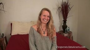 Watch this BBW MILF teen's first audition for a big cock, money & hot moms