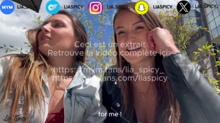 Anna_Divina and Lia_Spicy_ empty the balls of two guys at Le Mans