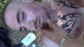 malfrat tatoue se fait demonter en puissance les orifices par son garde du corps - agents x - scene 2