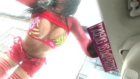 latina with big tits gets fucked at the car wash