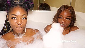 two sexy chocolate jada dee ambitious booty thickie strip n tease