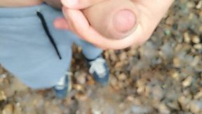 Cheesy Dirty Unwashed Cock Outdoor Walking Part 1