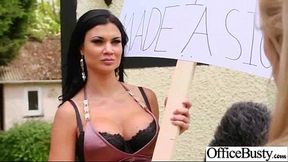 (jasmine loulou) Big Tits Girl In Office Have A Hard Treat Sex movie-21