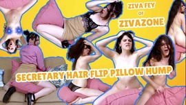 Ziva Fey - Secretary Hair Flip Pillow Hump