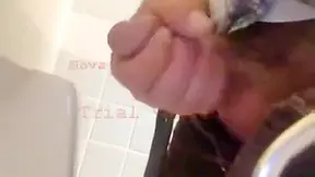 Another Pee, Cum And Jerk Off Video At The Office Restroom