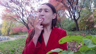 INHALE 48 Smoking &amp; Nudity in Public by Gypsy Dolores/ Parc LaFontaine, Montreal