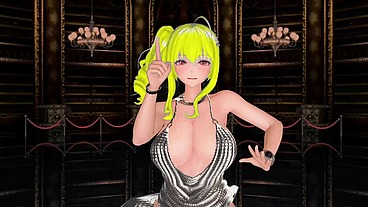 Azur Lane St. Louis Hentai Half Nude Dance Nayeon Pop! Song Mmd 3D Blonde Hair