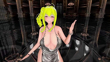 Azur Lane St. Louis Hentai Half Nude Dance Nayeon Pop! Song Mmd 3D Blonde Hair